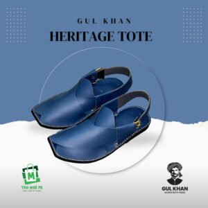 Gul Khan Heritage Tote Blue