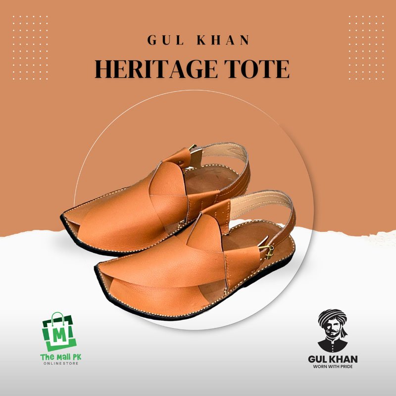 Gul Khan Heritage Tote Brown