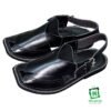 Gul Khan Majestic Takidaar Black Front Gul Khan Majestic Takidaar Black – Takidaar Peshawari Chappal | The Mall Online PK