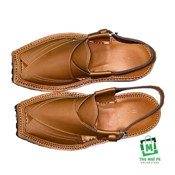 Gul Khan Vibram Curve Brown Top Gul Khan Vibram Tread Brown – All-Terrain Peshawari Chappal | The Mall Online PK