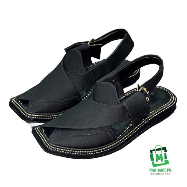 Gul Khan Vibram Tread Black Front Gul Khan Vibram Tread Black Front