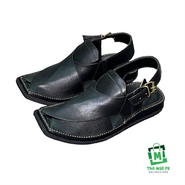 gul-khan-zardari-smart-black-peshawari-chappal