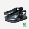 J. T Form Classic Black Front Gul Khan Charsadda Max Black – Traditional Peshawari Chappal | The Mall Online PK