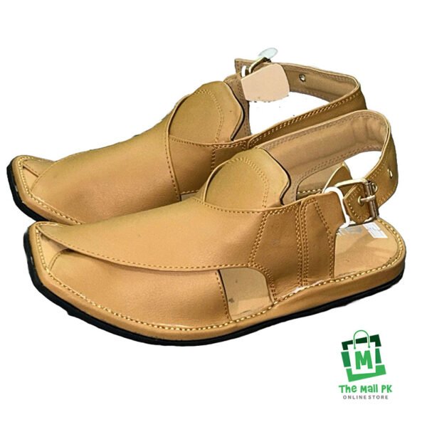 Zardari Prestige Golden Front Gul Khan Zardari Prestige Camel – Camel Leather Peshawari Chappal | The Mall Online PK
