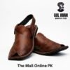 IMG 20260518 WA0110 Gul Khan Majestic Takidaar Brown – Traditional Peshawari Chappal | The Mall Online PK
