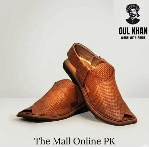 WhatsApp Image 2026 06 04 At 8.10.59 AM Gul Khan Granite Grip Brown – Rugged Leather Peshawari Chappal | The Mall Online PK