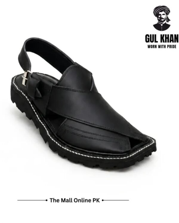 WhatsApp Image 2026 06 04 At 8.27.27 AM Gul Khan Vibram Curve Black – Arch Support Peshawari Chappal | The Mall Online PK