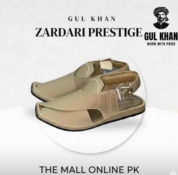 WhatsApp Image 2026 06 05 At 8.01.30 AM (2) Gul Khan Zardari Prestige Green – Green Leather Peshawari Chappal | The Mall Online PK