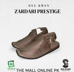 Gul Khan Zardari Prestige Brown – Artisan Peshawari Chappal | The Mall Online PK