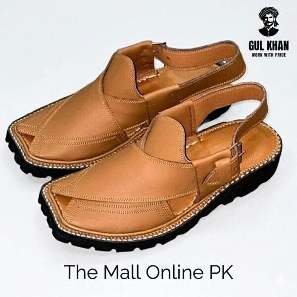 WhatsApp Image 2026 06 07 At 8.54.41 AM Gul Khan Triple Torque Brown – Heavy-Duty Leather Chappal Pakistan | The Mall Online PK