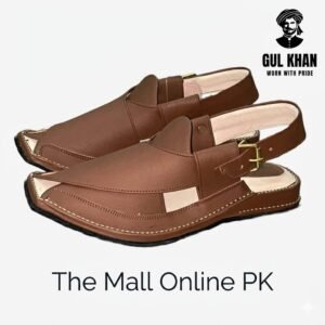Gul Khan Zalmi Premium Brown – Heritage Peshawari Chappal | The Mall Online PK