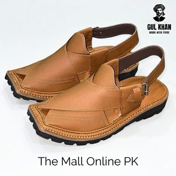 WhatsApp Image 2026 06 07 At 8.54.42 AM Gul Khan Vibram Tread Brown – All-Terrain Peshawari Chappal | The Mall Online PK
