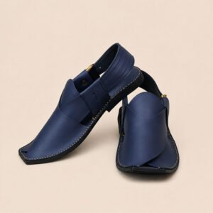 gul-khan-bag-leather-blue-peshawari-chappal gul-khan-bag-leather-blue-peshawari-chappal