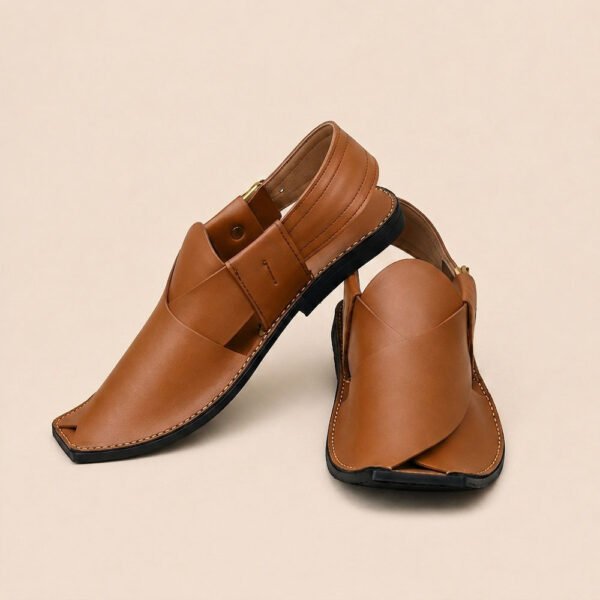 gul-khan-bag-leather-brown-peshawari-chappal gul-khan-bag-leather-brown-peshawari-chappal