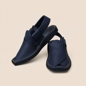 gul-khan-kaptan-blue-peshawari-chappal