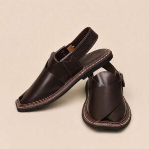 gul-khan-triple-gear-brown-peshawari-chappal gul-khan-triple-gear-brown-peshawari-chappal