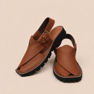 gul-khan-triple-stitch-brown-peshawari-chappal gul-khan-triple-stitch-brown-peshawari-chappal
